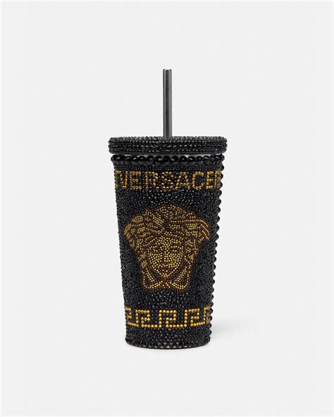 Crystal Medusa Travel Cup Black,Gold 